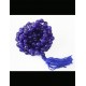 Natural Blue Hakik Mala 108 Beads, 6mm