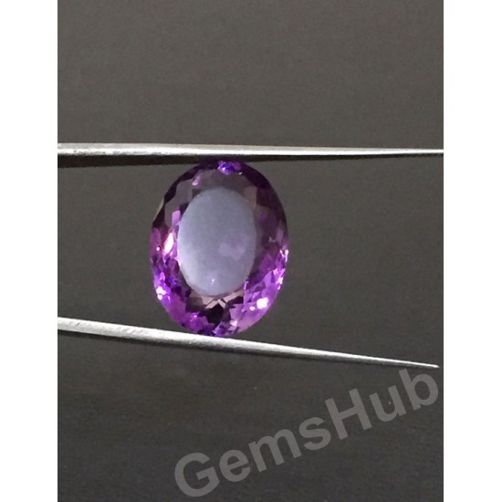 16.30 ct Natural Certified Amethyst (Jamunia) -Premium Quality