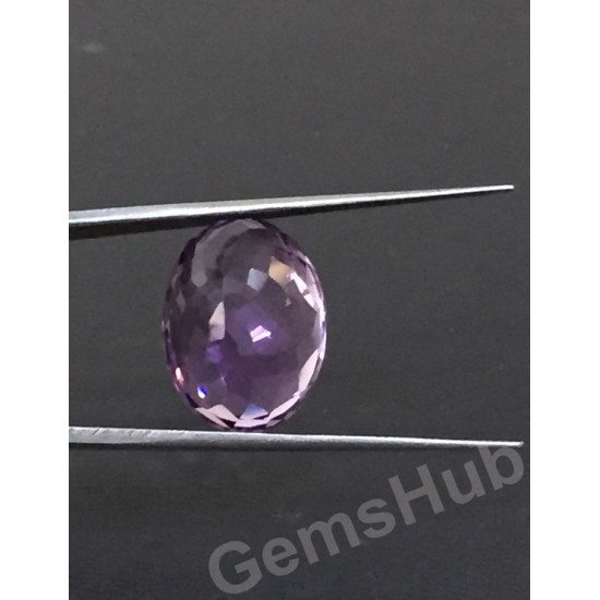 16.30 ct Natural Certified Amethyst (Jamunia) -Premium Quality