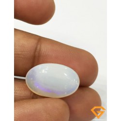 10.68 ct Natural Certified Blue Fire Opal