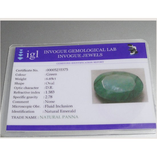 ratti Natural Certified Original Zambian Panna