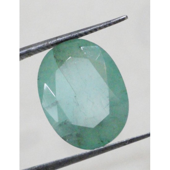 6.89 ct/7.60 ratti Natural Certified Panna (Emerald)