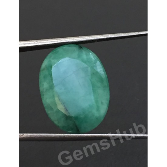 9.59 ct/10.60 ratti Natural Certified Panna (Emerald) 9.59 ct/10.60 ratti Natural Certified Panna (Emerald)