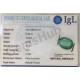 9.59 ct/10.60 ratti Natural Certified Panna (Emerald) 9.59 ct/10.60 ratti Natural Certified Panna (Emerald)
