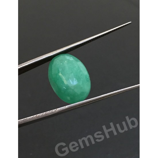9.59 ct/10.60 ratti Natural Certified Panna (Emerald) 9.59 ct/10.60 ratti Natural Certified Panna (Emerald)