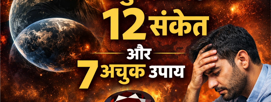 राहु खराब होने के 12 संकेत – जीवन में दिखने लगते हैं ये खतरनाक बदलाव और 7 अचूक उपाय
