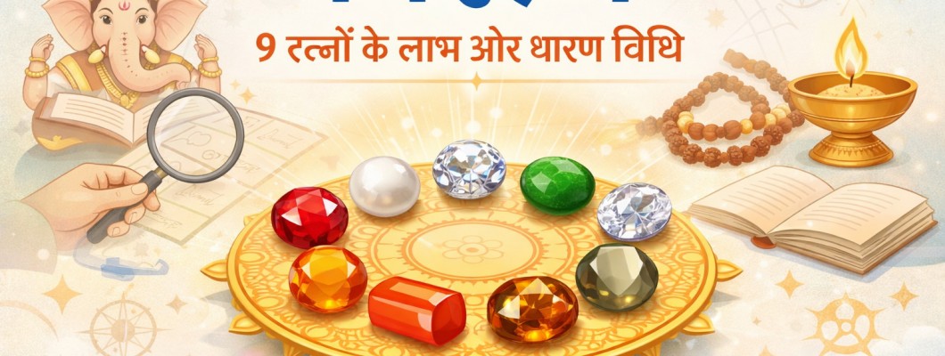 नवरत्न: 9 प्रकार के रत्न, उनके लाभ, धारण विधि, मंत्र, शुभ मुहूर्त और नक्षत्र