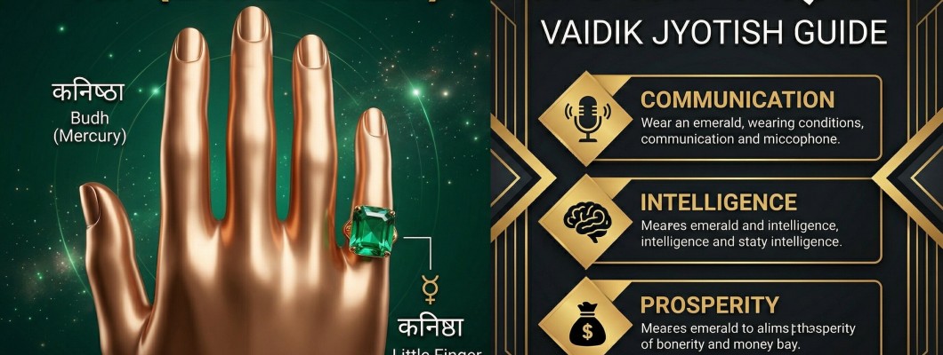 पन्ना (Emerald) रत्न किस उंगली में धारण करें? ज्योतिषीय नियम और लाभ