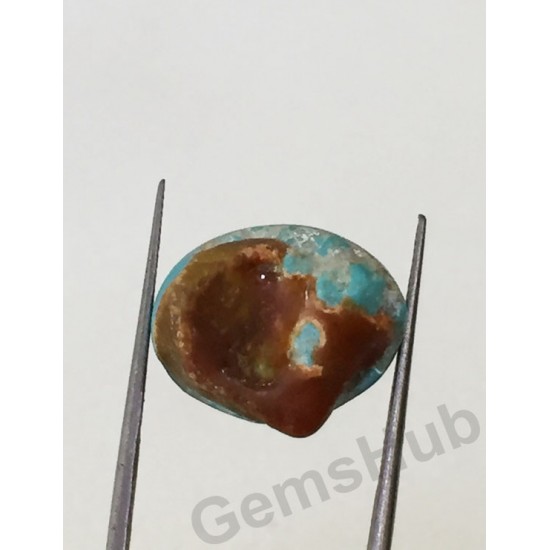 17.25 ratti (15.47 ct) Natural Certified Feroza/Turquoise 