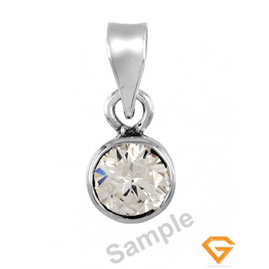 5.25 Ratti American Diamond Silver Pendant