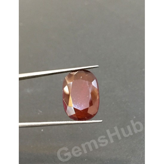 7.60 ratti (6.98 ct) Natural Hessonite Gomed Certified 7.60 ratti (6.98 ct) Natural Hessonite Gomed Certified