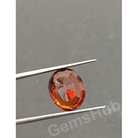 5.50 ratti (5.03 ct) Natural Hessonite Ceylon Gomed Certified 5.50 ratti (5.03 ct) Natural Hessonite Ceylon Gomed Certified