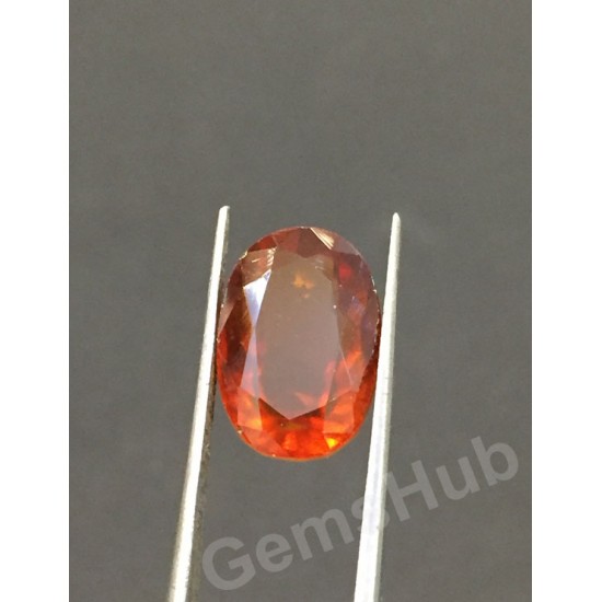 8.60 ratti (7.86 ct) Natural Hessonite Ceylon Gomed Certified