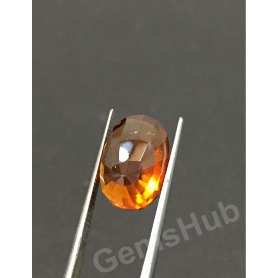 8.60 ratti (7.86 ct) Natural Hessonite Ceylon Gomed Certified