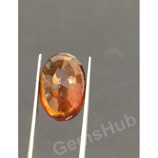 8.60 ratti (7.84 ct) Natural Hessonite Ceylon Gomed Certified