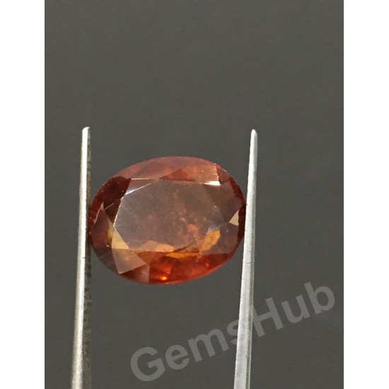 9.50 ratti (8.54 ct) Natural Hessonite Ceylon Gomed Certified 9.50 ratti (8.54 ct) Natural Hessonite Ceylon Gomed Certified