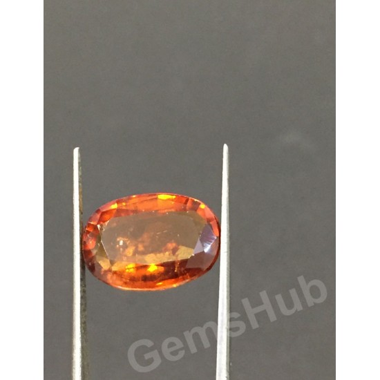 8.90 ratti (8.00 ct) Natural Hessonite Ceylon Gomed Certified