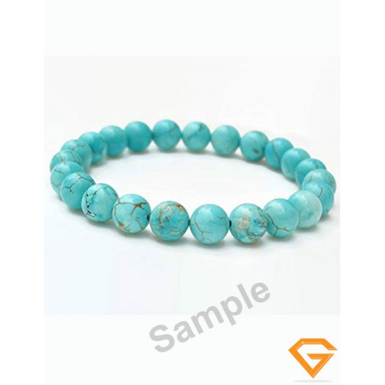 Agate and White Lava Stone Bracelet | Tribena Crystals