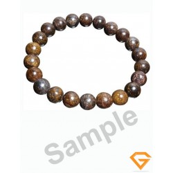 Natural Bronzite Stone Bracelet 8 mm