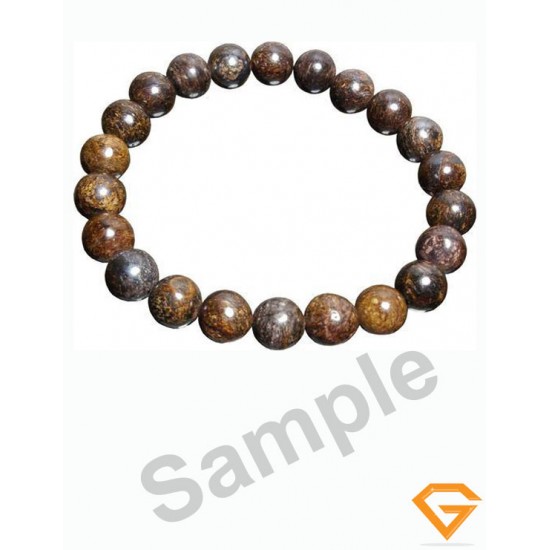 Natural Bronzite Stone Bracelet 8 mm