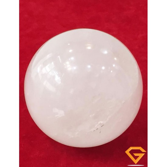 Natural sphatik/ Crystal Ball 206.700 gm/53mm