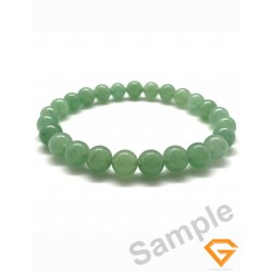 Natural Green Jade Stone Bracelet 8 mm