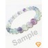 Natural Multi Fluorite Stone Bracelet 8 mm