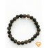 Natural Black Obsidian Stone Bracelet 8mm