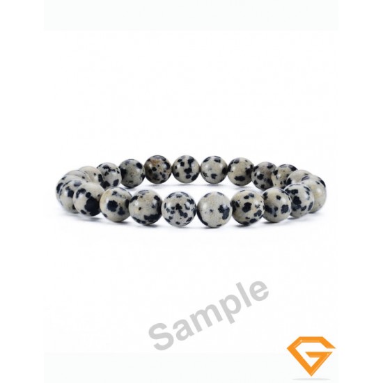 Dalmatian Jasper Healing Bracelet 8mm