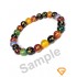 Natural Om Mani Stone Bracelet 8mm