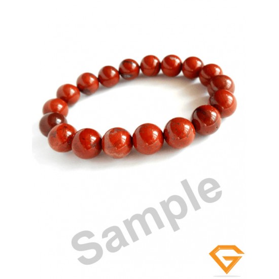 red jasper stone bracelet