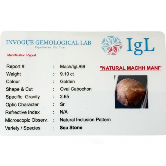 Machmani Stone, मकरधवज रत्न, मछ मणि, Muktamani, Weight - 8.00 ct to 10.00 ct Machmani Stone, मकरधवज रत्न, मछ मणि, Muktamani, Weight - 8.00 ct to 10.00 ct