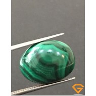12.48 ct Natural Certified Malachite stone 