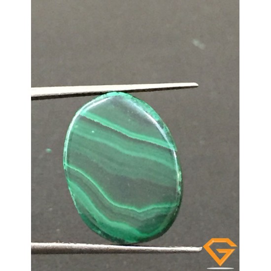 14.62 ct Natural Certified Malachite stone 