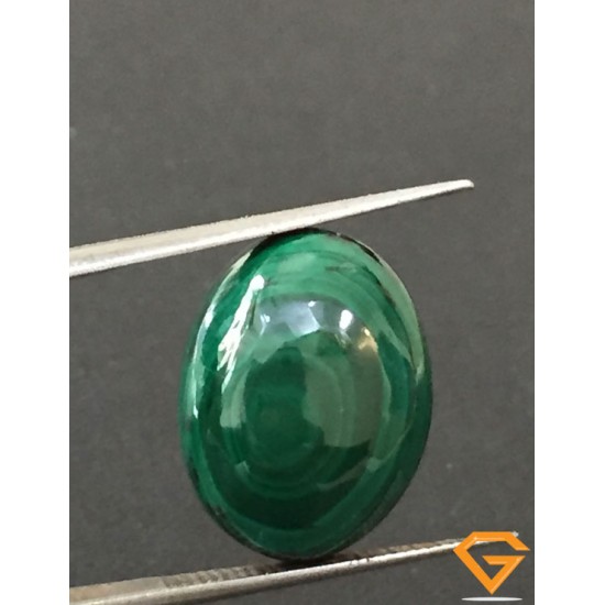 16.15 ct Natural Certified Malachite stone 