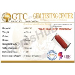 4.59 ct Natural Certified Moonga/Coral