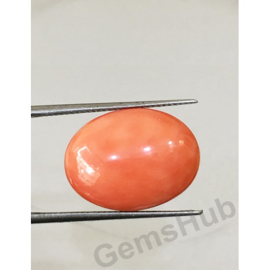 6.22 ct  Natural Certified Japanese Moonga/Coral