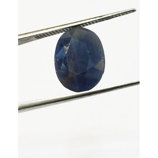 Cushion Cut Blue Sapphire Ring Neelam Gemstone Ring  Shraddha Shree Gems
