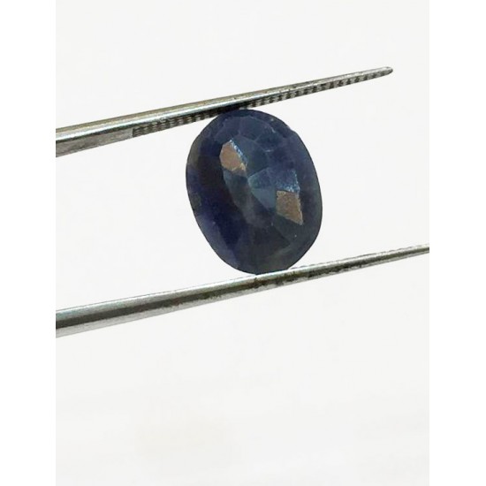 5.13 Ct/ 5.60 Ratti Natural Ceylon Blue Sapphire (Neelam) Gemstone Non Heat-Non Treat