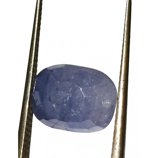 6.06 Ct/ 6.65  Ratti Natural Ceylon Blue Sapphire (Neelam) Gemstone