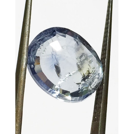 6.29 Ct/ 7.00  Ratti Natural Ceylon Blue Sapphire (Neelam) Gemstone