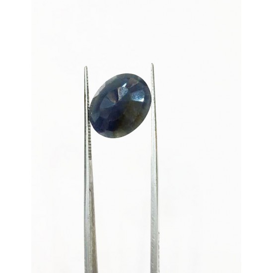 9.61 Ct/ 10.50  Ratti Natural Ceylon Blue Sapphire (Neelam) Gemstone