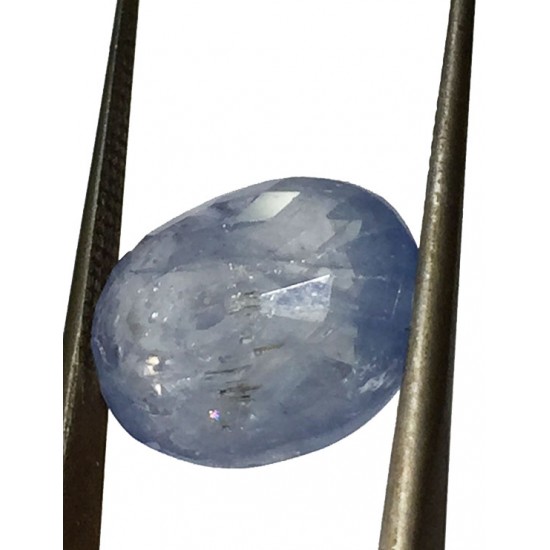9.91 Ct/ 11.25  Ratti Natural Ceylon Blue Sapphire (Neelam) Gemstone