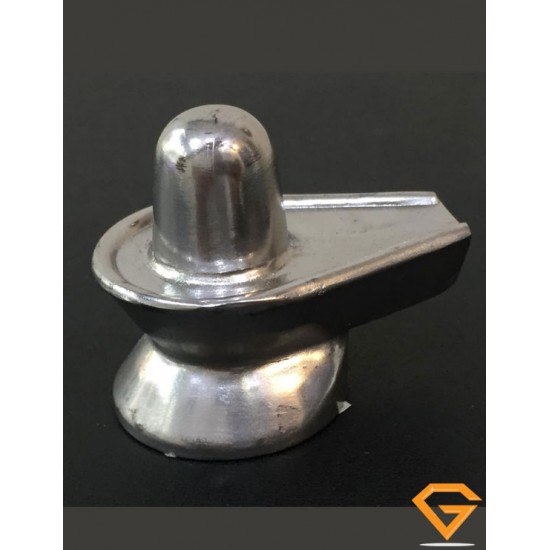 Parad (Mercury) Shivling  Weight- 198 gm, Height- 1.50 Inch