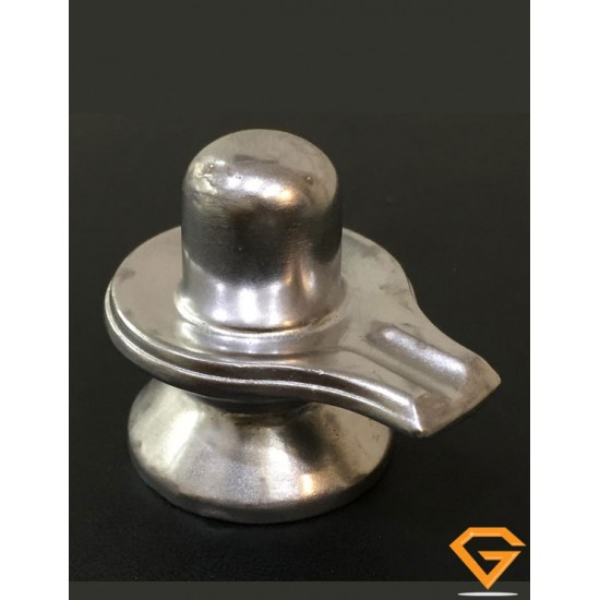 Parad (Mercury) Shivling  Weight- 301 gm, Height- 1.71 Inch