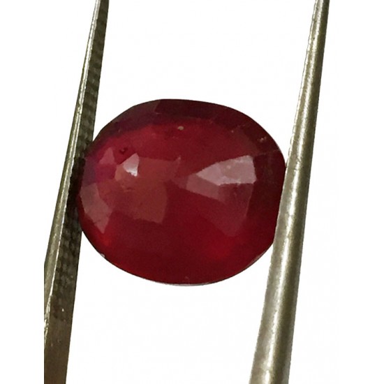 7.24 ct Natural Certified New Burma Ruby/Manik