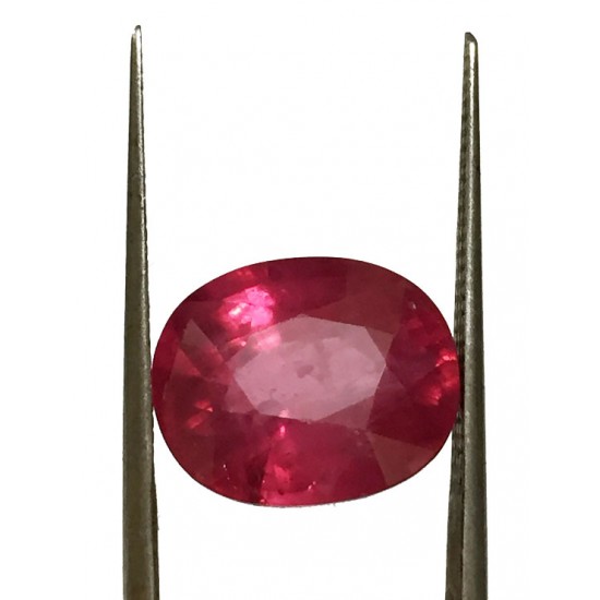 8.55 ct Natural Certified New Burma Ruby/Manik