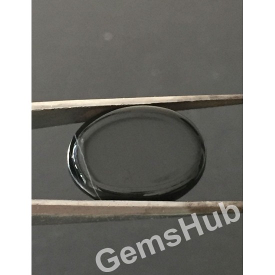 Natural Certified Sulemani Black Hakik Stone, 16.70 ct 