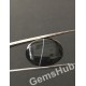 Natural Certified Sulemani Black Hakik Stone, 18.70 ct 