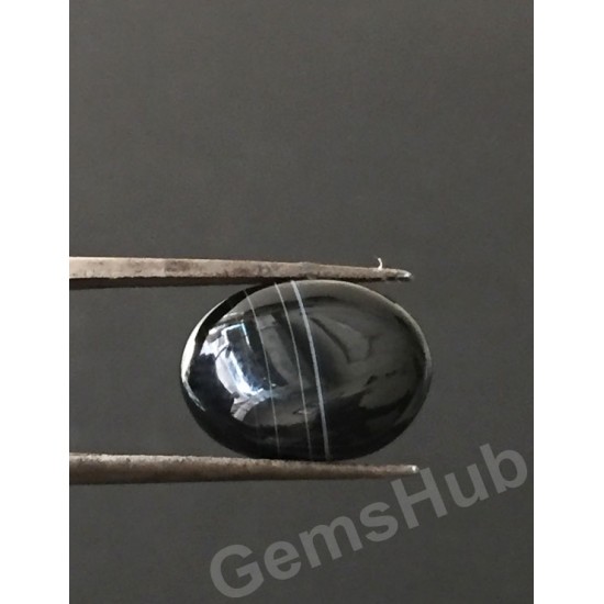 Natural Certified Sulemani Black Hakik Stone, 4.80 ct 